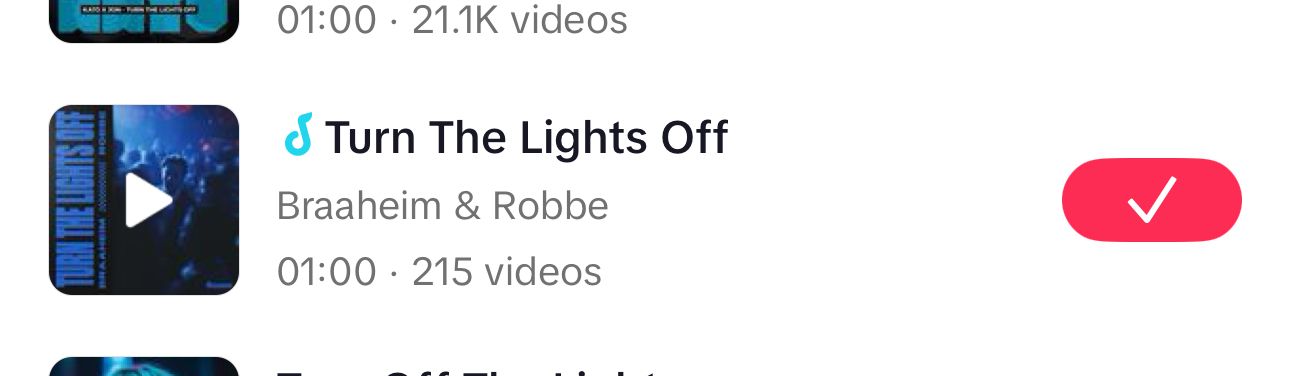 Select Braaheim & Robbe - Turn The Lights Off